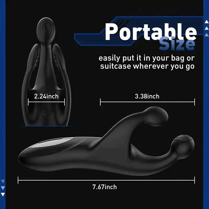 XG9: Ollonstimulator med 20 lägen – 10 klappande + 10 vibrationer
