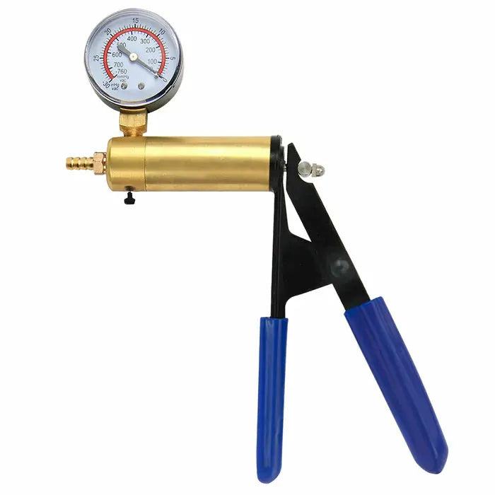 LuxaMax Manual Penis Pump: 9" × 2,5" penispump med tryckmätare & metallhandtag