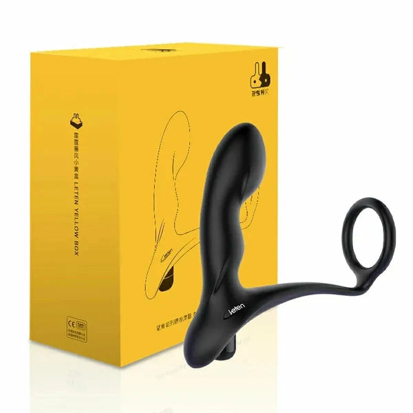 Leten Raptor: 2-i-1 prostatamassagerare för prostata & penis med 10 vibrationslägen