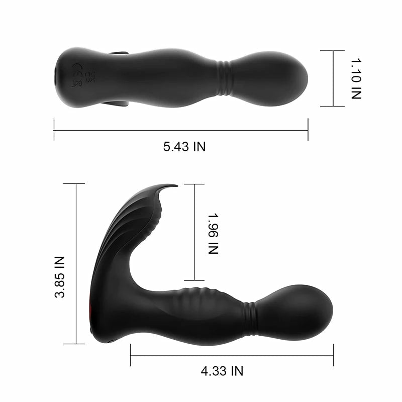 PM8: Prostatamassagerare med 3 motorer – rotation, vibration & slickstimulering