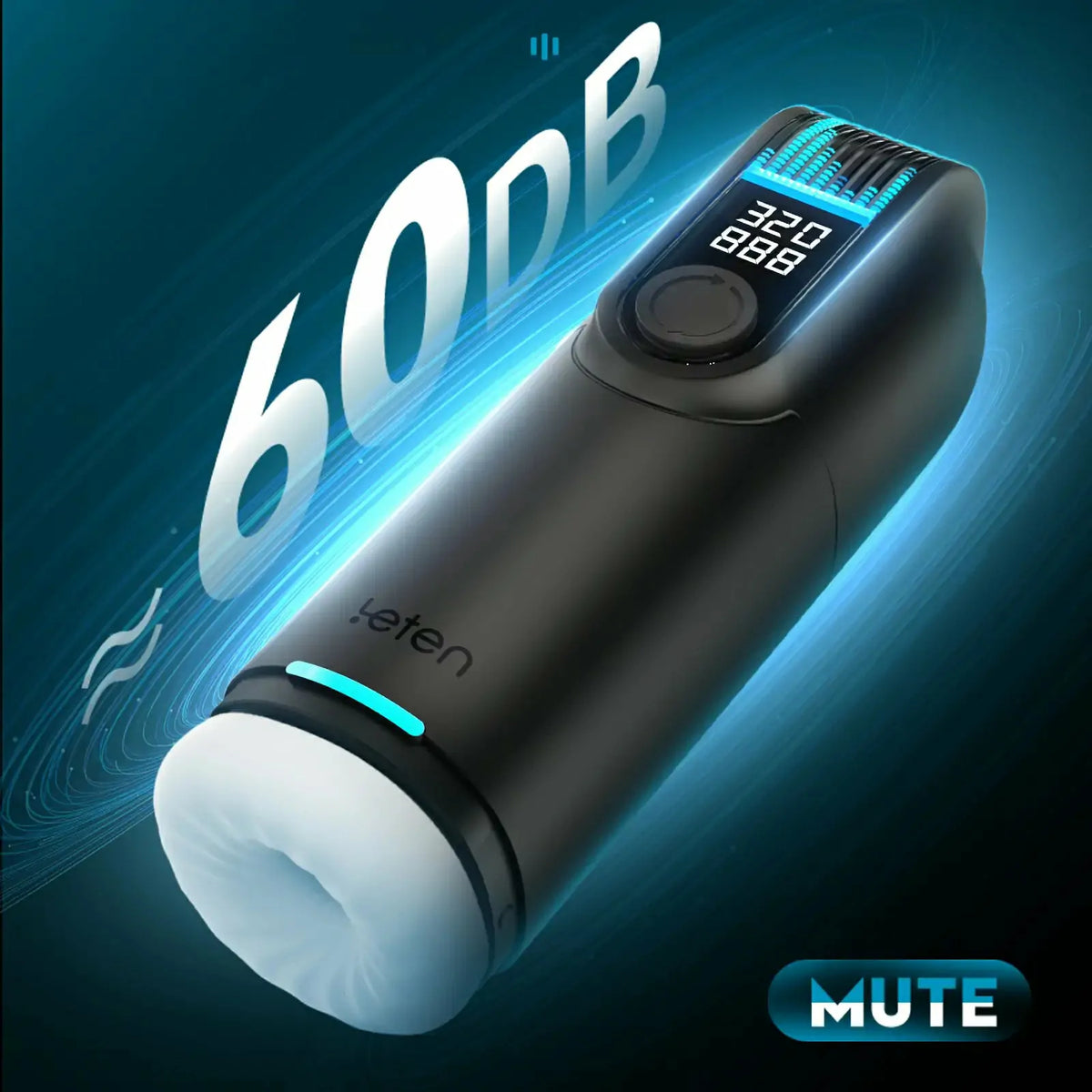 Leten Black Hole Pro: Automatisk masturbator med 320 rörelser/min & dubbel värme