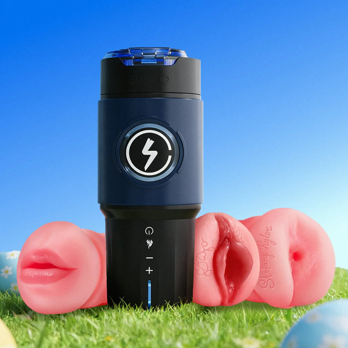 Leten ThermoPod Max: Juckande masturbator med 3 hylsor · 550 rörelser/min & 360° värme