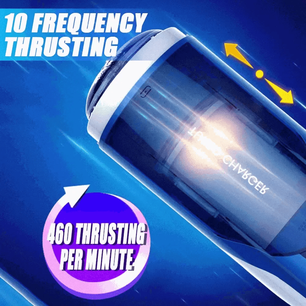 Leten Turbo Charger: Juckande & roterande masturbator · 10 lägen & 460 rörelser/min