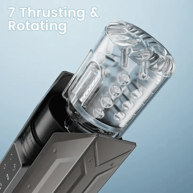 XT20: Automatisk masturbator med sug, 100 % vattentät,rotation, juckande rörelse & vibration