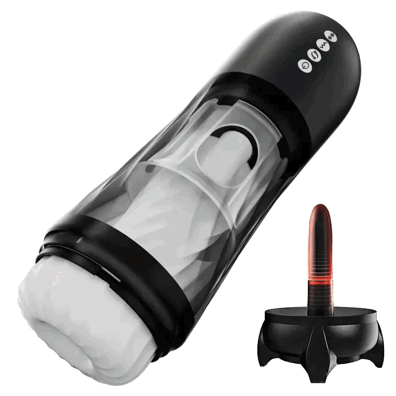 XT3: Juckande masturbator med 500 rörelser/min, rotation, vibration & värme
