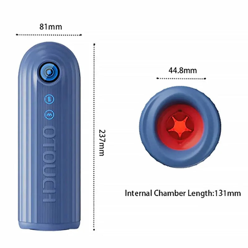 XT9: 100 % vattentät masturbator med 360° grepp, juckande rörelse & vibration