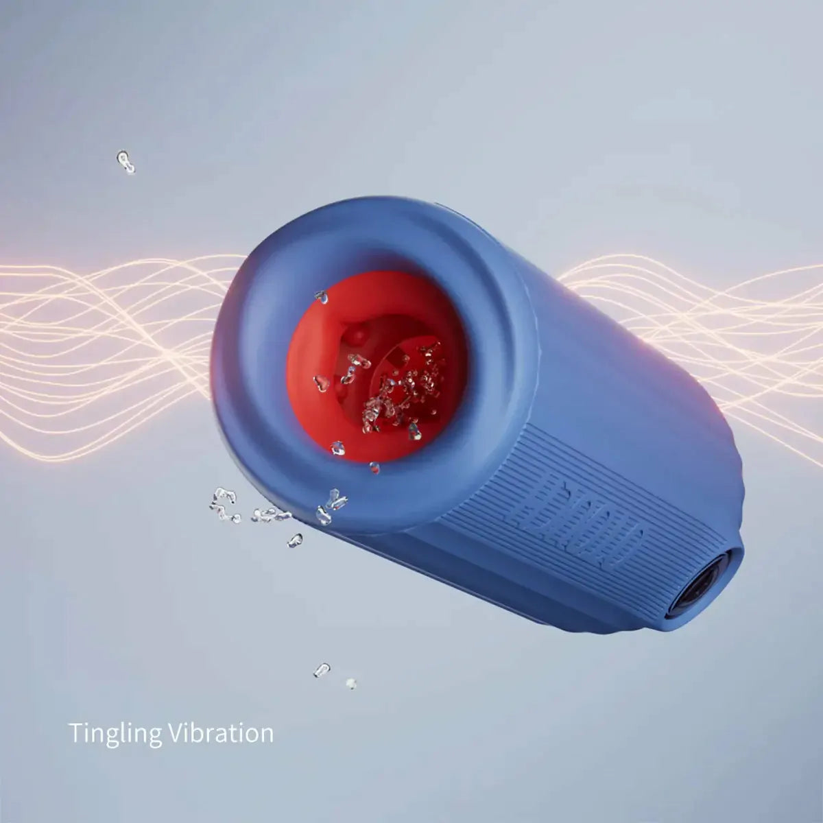 XT9: 100 % vattentät masturbator med 360° grepp, juckande rörelse & vibration