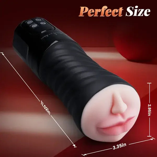 XV5: Sugande masturbator med oral- & vaginalkänsla · 5 sug & 5 vibrationer