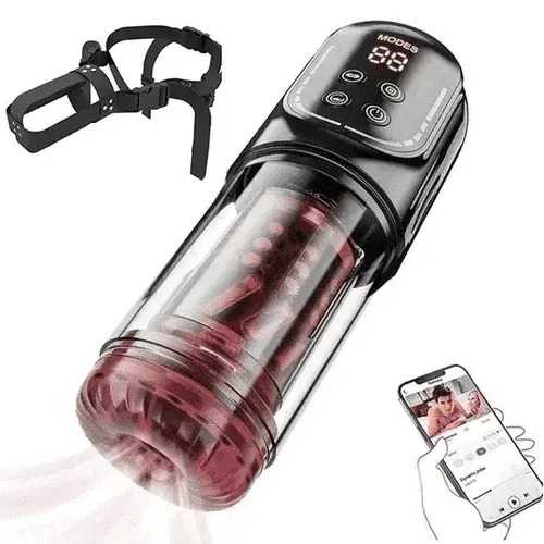 XR4 Pro: 4-i-1 masturbator med 7 lägen, dubbla motorer & app, 100 % vattentät