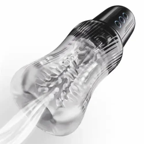 XS14 PRO: Sugande masturbator med handtag, dubbla motorer & 10 vibrationer