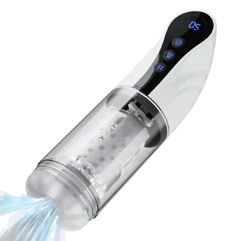 XS17: 3-i-1 automatisk masturbator med 9 juckande, 9 sug- & 9 rotationslägen