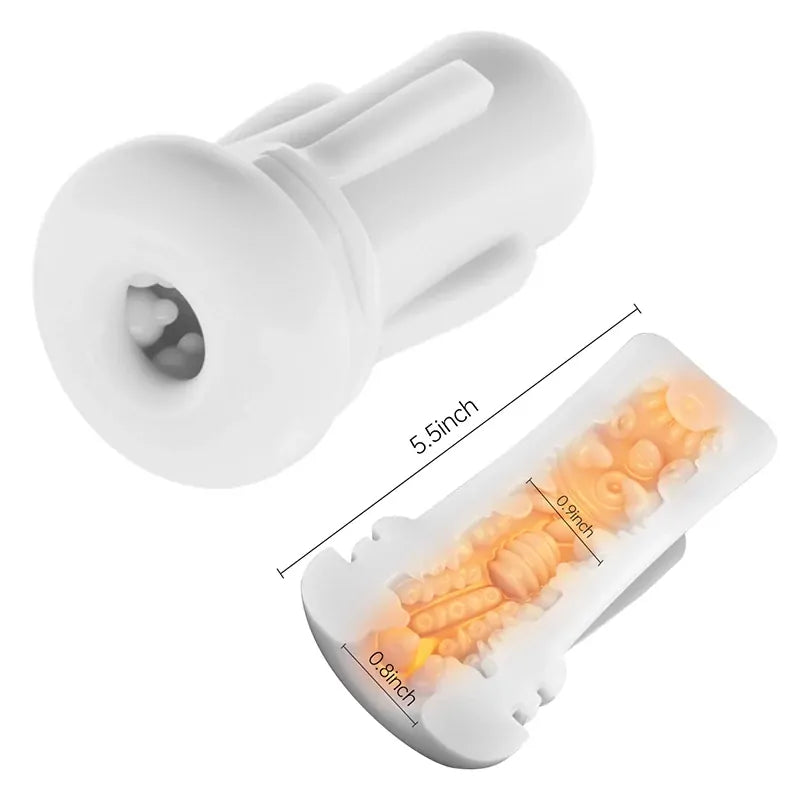 XT32: Handsfree-masturbator med 9 juckande lägen, vakuumsug & automatisk glidmedel