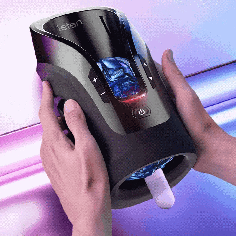 Leten Cannon King Mini: Juckande masturbator med 600 rörelser/min & dubbla hylsor