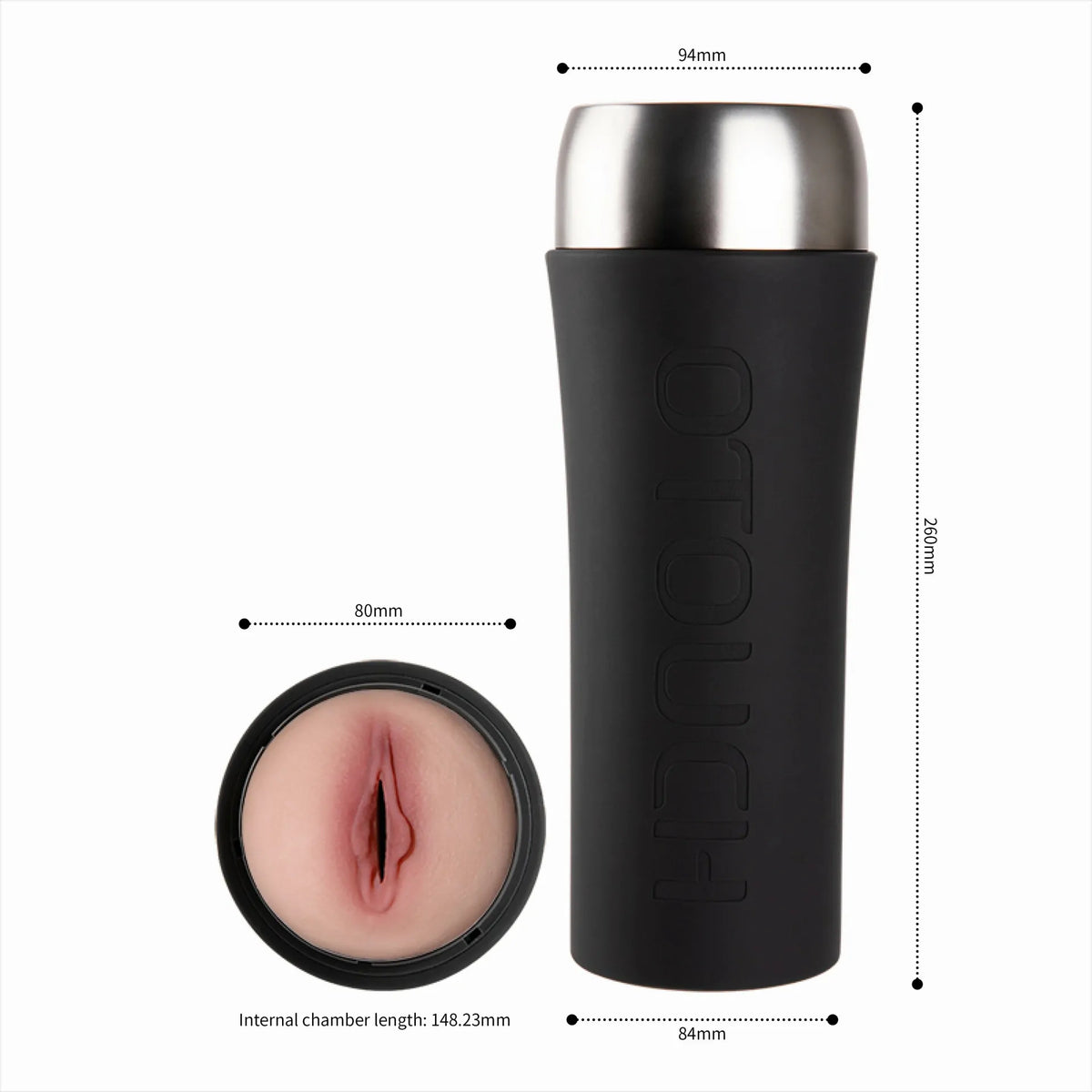 XV2: Automatisk masturbator med Gen 2-klämgrepp, 7 vibrationer & magnetiskt privatlås