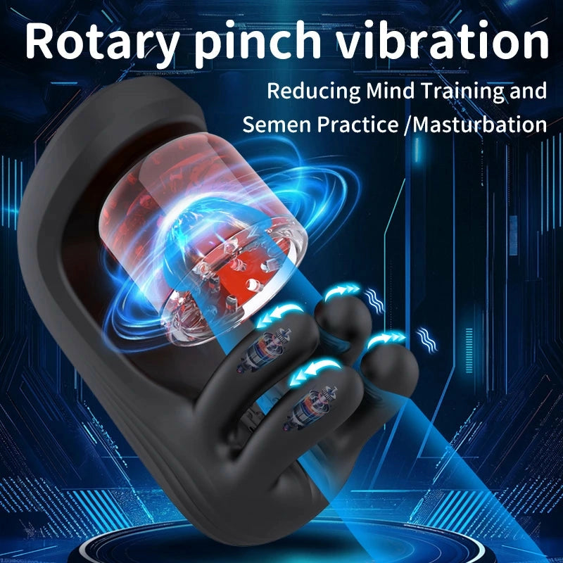 XG10: Ollontränare med 9 lägen – klämning, rotation & vibration