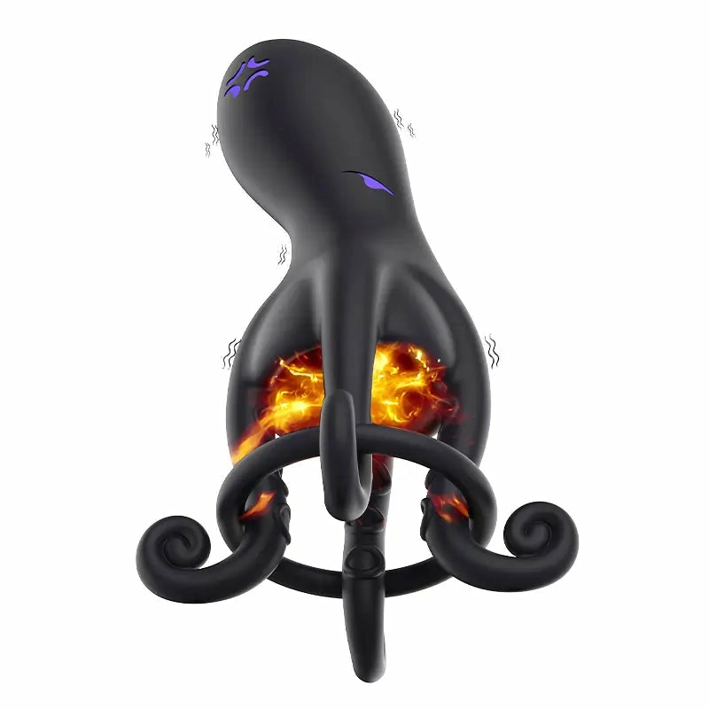 XG11: Octopus ollontränare med texturerade tentakler & 10 vibrationer