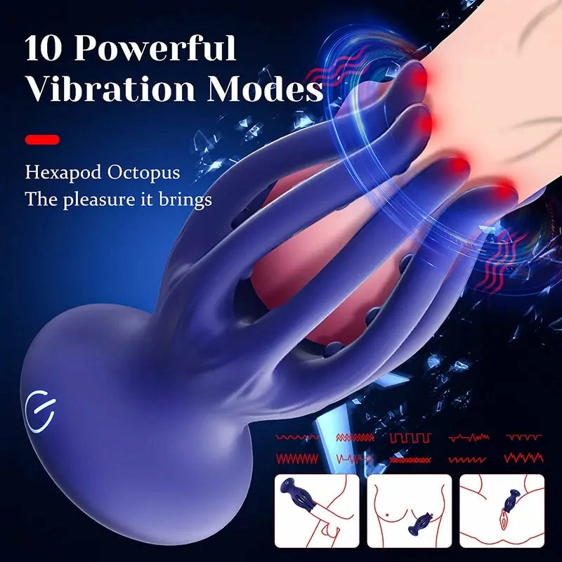 XG16: 2-i-1 ollontränare & masturbator med 10 vibrationslägen