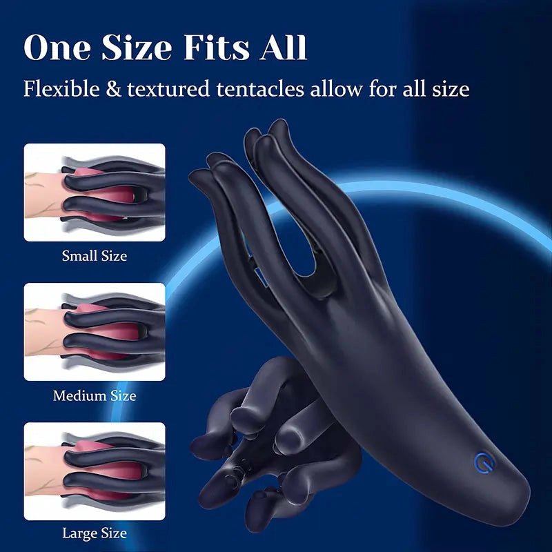 XG17: Monster-tentakel ollonvibrator med 10 vibrationslägen