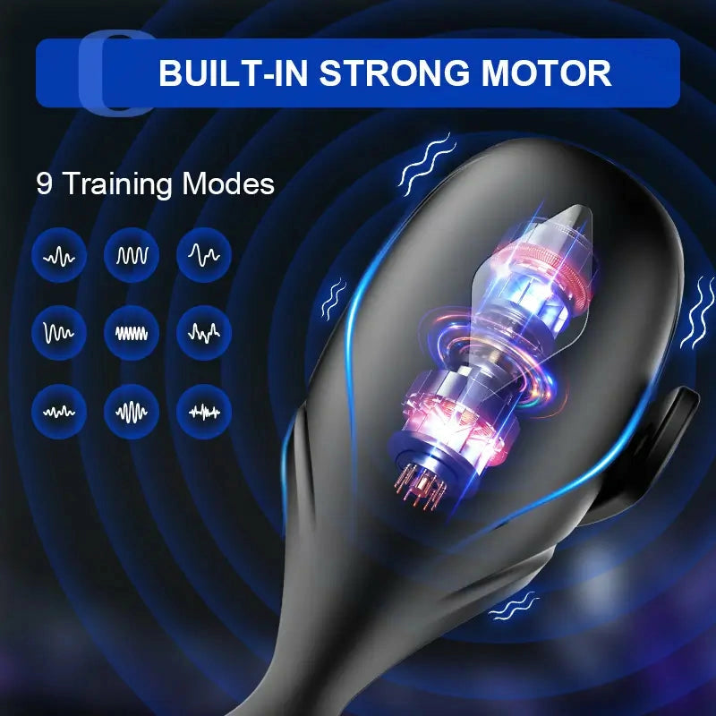 XG5: Appstyrd 3-i-1 ollontränare med 9 vibrationer & 7-stegs passform