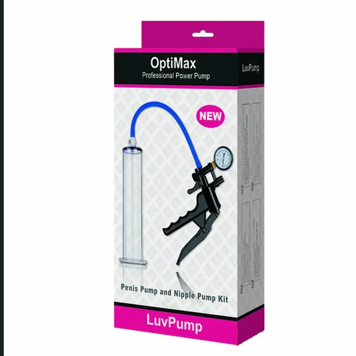 OptiMax Manual Penis Pump: 9" × 2,5" ergonomisk penispump med komfortgrepp