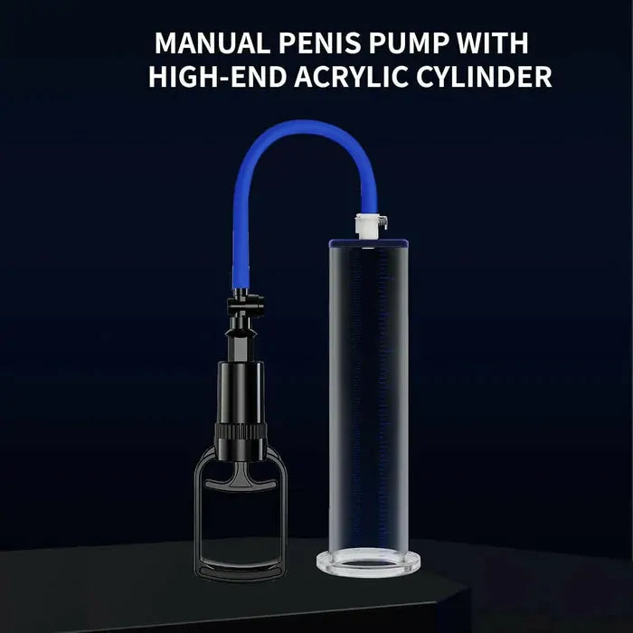 ClassiMax Manual Penis Pump: 9" × 2,5" manuell penispump med stabilt vakuum