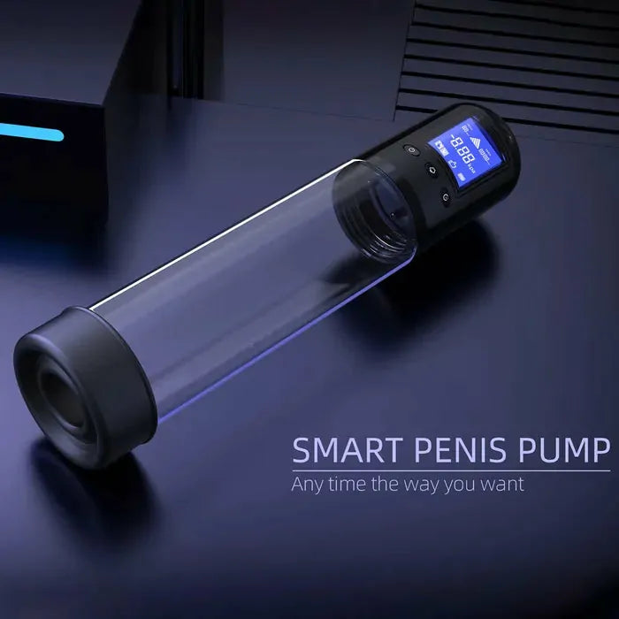 Smart Automatic Penis Pump: Automatisk penispump med 5 sugnivåer, 6 rytmer & LCD