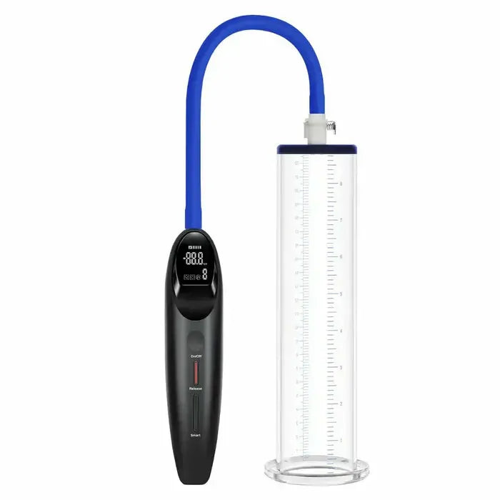 Smart Electric Penis Pump: 9" × 2,5" elektrisk penispump med LCD & minnesfunktion
