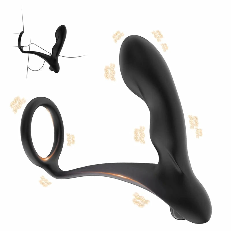 Leten Raptor: 2-i-1 prostatamassagerare för prostata & penis med 10 vibrationslägen