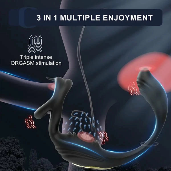 PM5: Dubbelmotor prostatamassagerare med 11 vibrationer & multizonsstimulering