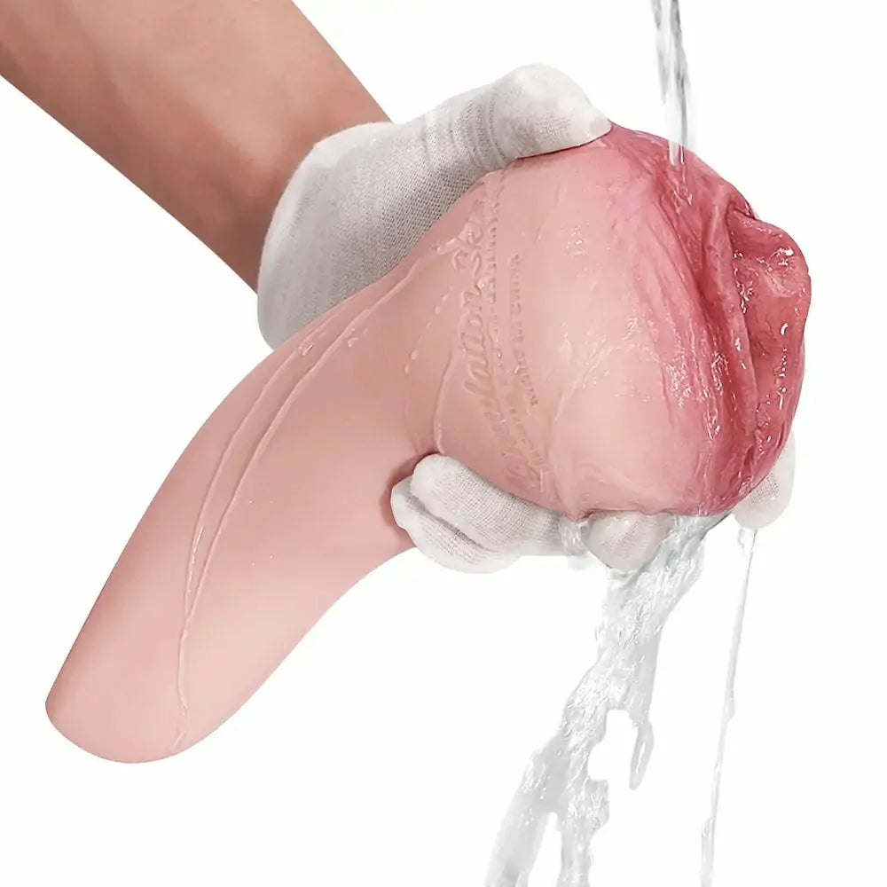 PU08: Realistisk lösvagina i silikon med tät 17,3 cm 3D-kanal