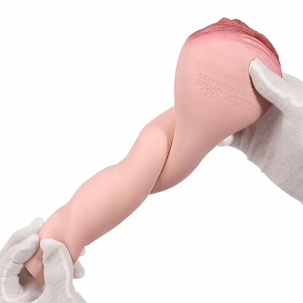 PU08: Realistisk lösvagina i silikon med tät 17,3 cm 3D-kanal