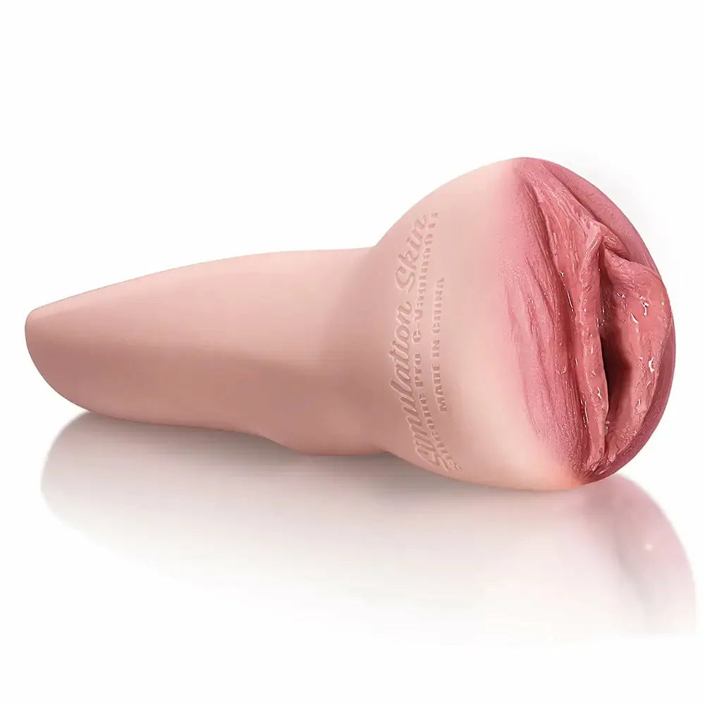 PU08: Realistisk lösvagina i silikon med tät 17,3 cm 3D-kanal