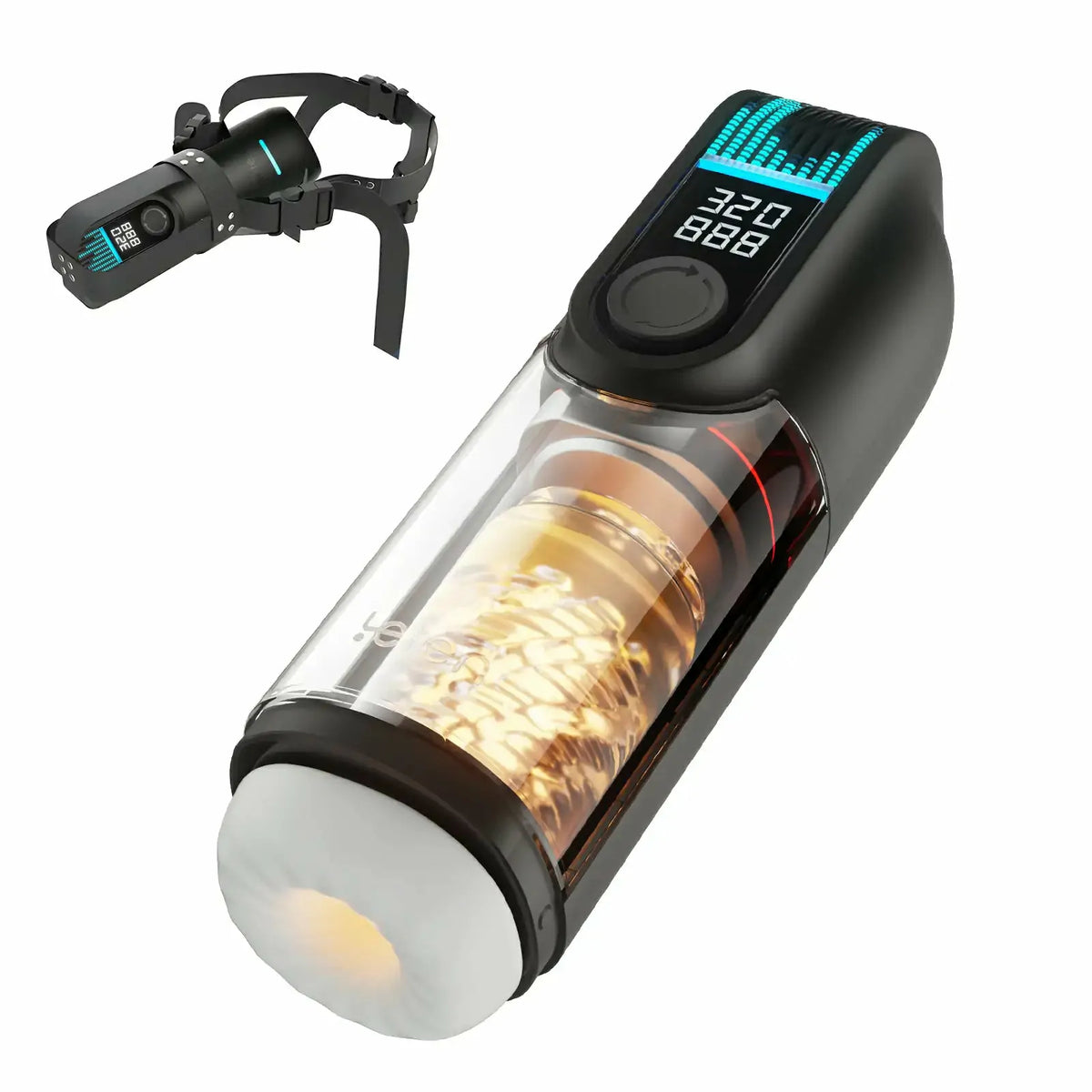Leten Black Hole Pro: Automatisk masturbator med 320 rörelser/min & dubbel värme