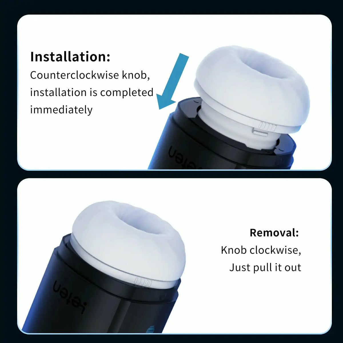 Leten Black Hole Pro: Automatisk masturbator med 320 rörelser/min & dubbel värme