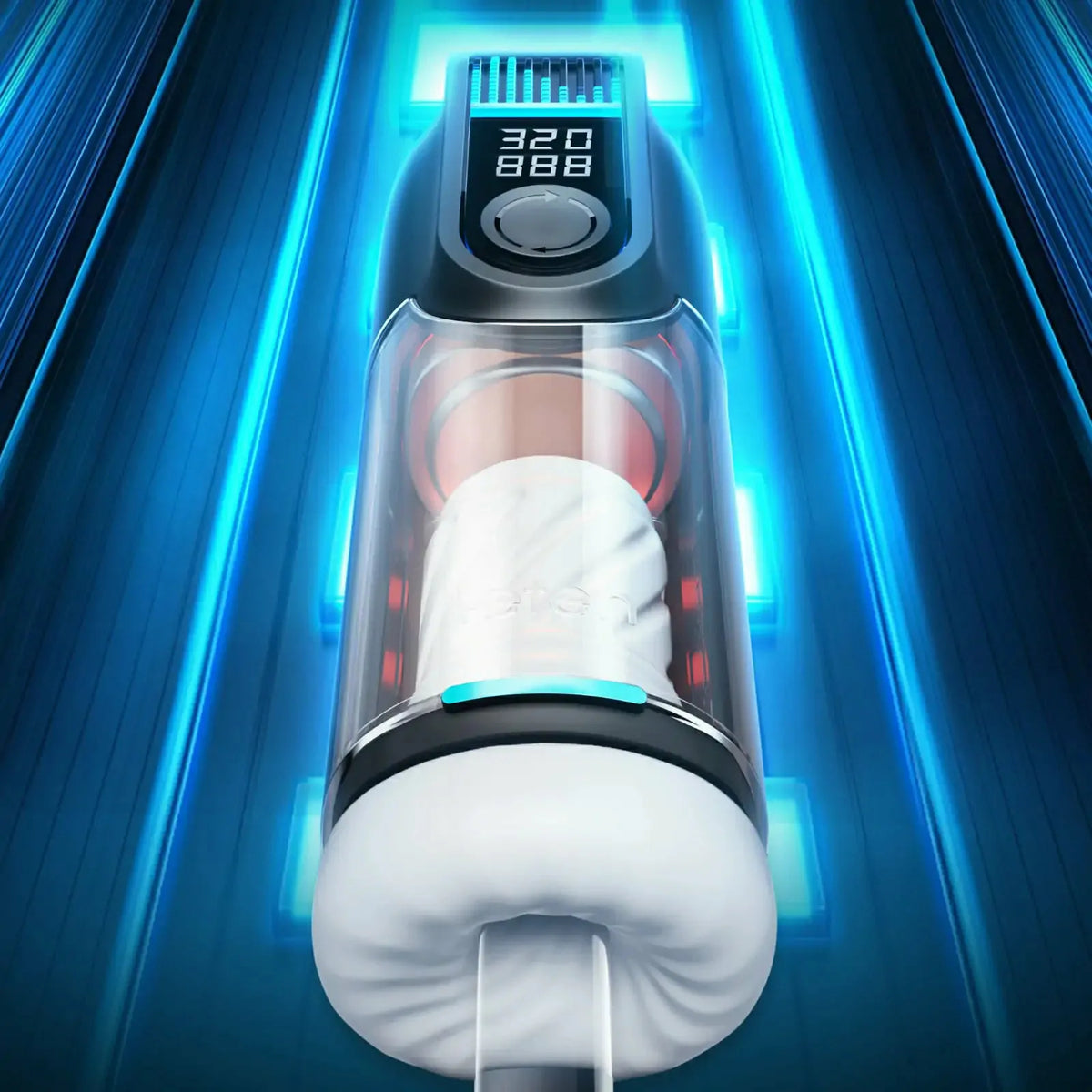 Leten Black Hole Pro: Automatisk masturbator med 320 rörelser/min & dubbel värme