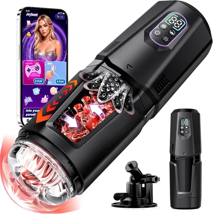 XR19: Handsfree-masturbator med 7 rörelselägen, dubbla motorer & app