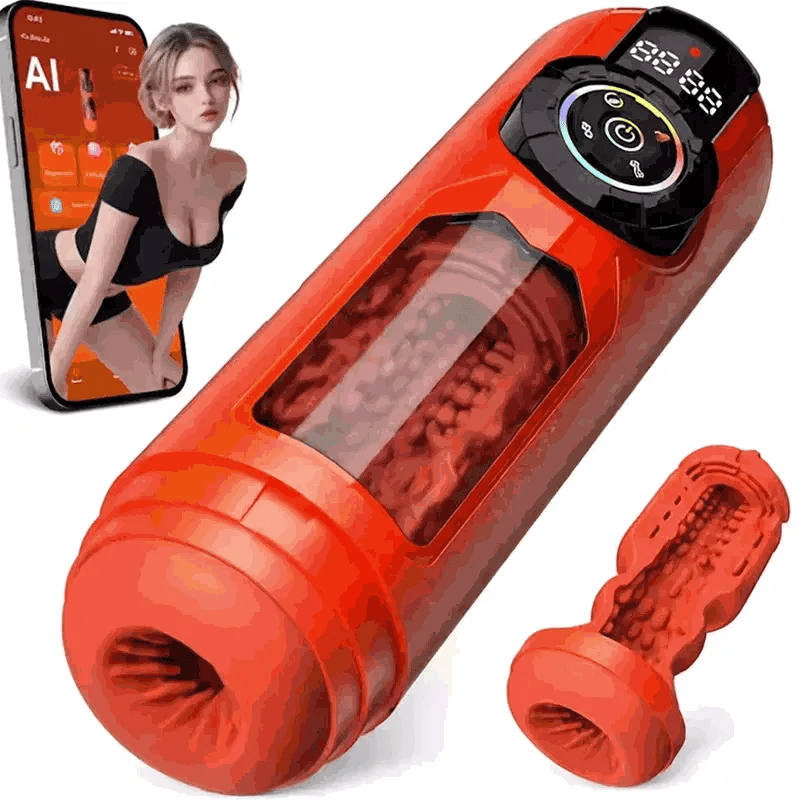 XT12: 5-i-1 automatisk masturbator med 9×9×9 lägen & 360° värme till 42°C