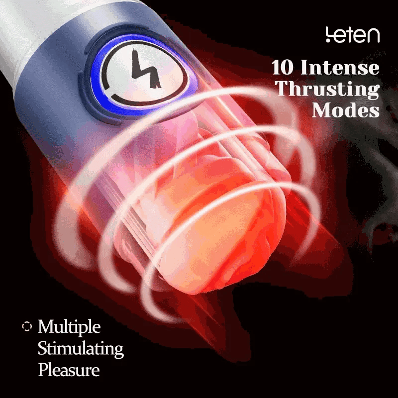 Leten ThermoPod: Juckande masturbator med 360° infraröd värme · 550 rörelser/min
