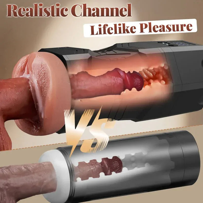 XV10: Sugande masturbator med 5 sugnivåer & 9 vibrationslägen