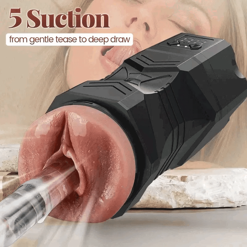 XV10: Sugande masturbator med 5 sugnivåer & 9 vibrationslägen