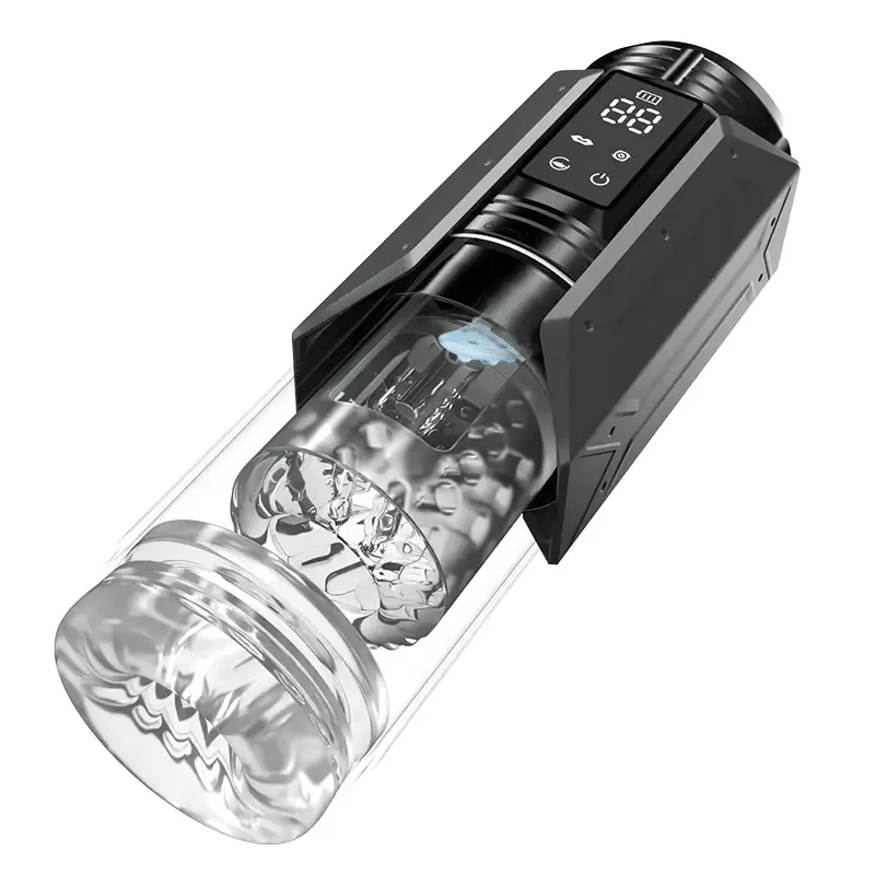 XT20: Automatisk masturbator med sug, 100 % vattentät,rotation, juckande rörelse & vibration