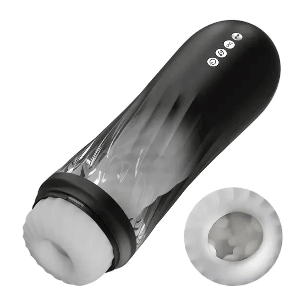 XT3: Juckande masturbator med 500 rörelser/min, rotation, vibration & värme