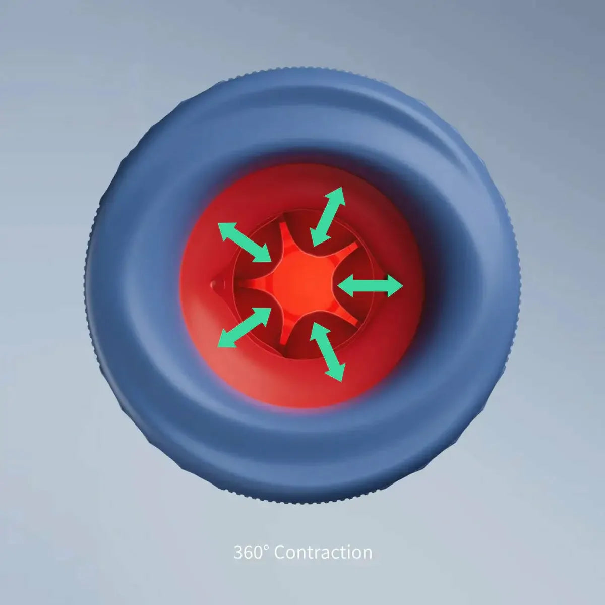 XT9: 100 % vattentät masturbator med 360° grepp, juckande rörelse & vibration