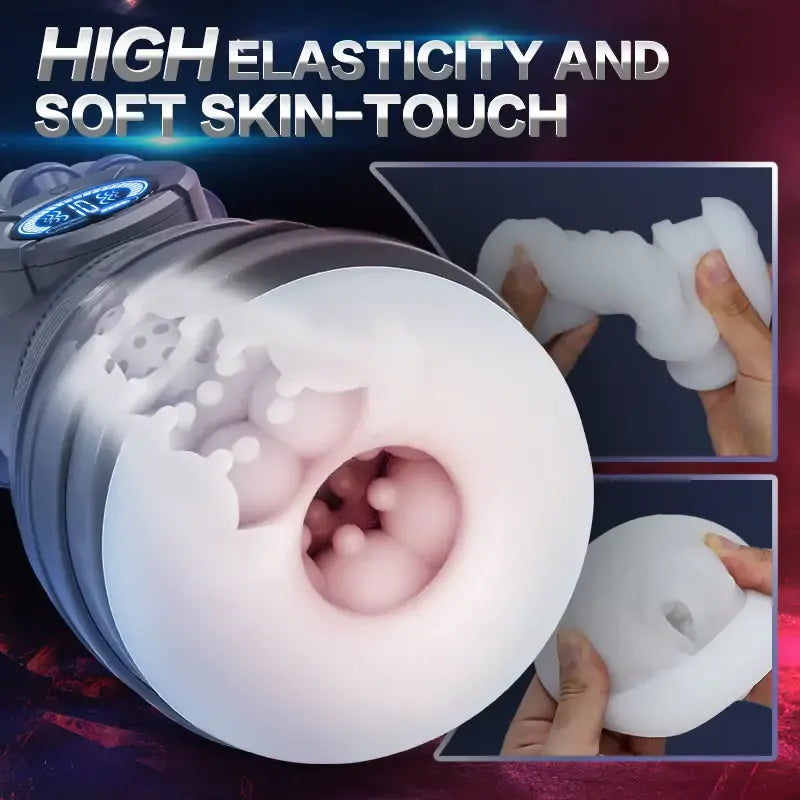 Leten TurboJet: Sugande masturbator med 10 lägen, vibration & manuell kontroll