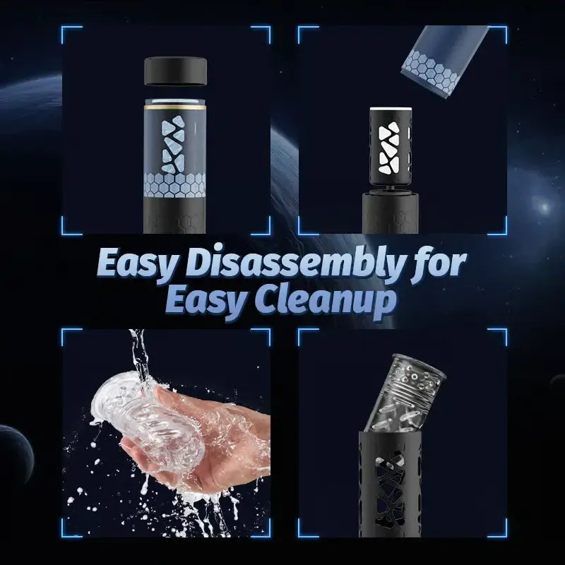 XR11: Handsfree-masturbator med 10 juckande/roterande lägen & 10 hastigheter