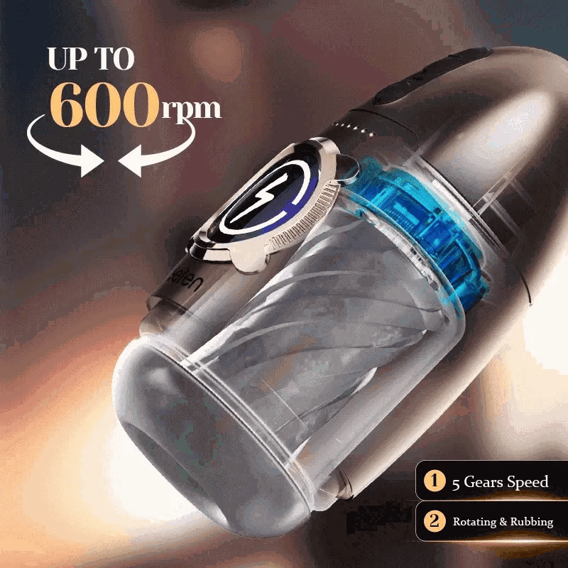 XR2: Roterande masturbator med upp till 600 RPM, 7 lägen & 5 hastigheter