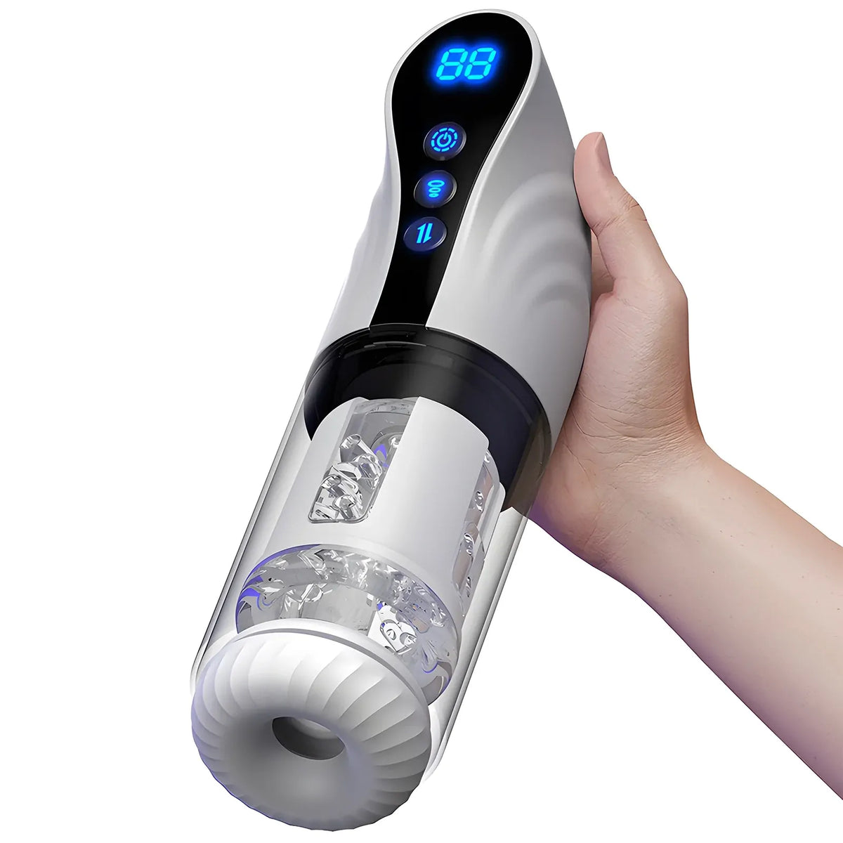 XS17: 3-i-1 automatisk masturbator med 9 juckande, 9 sug- & 9 rotationslägen