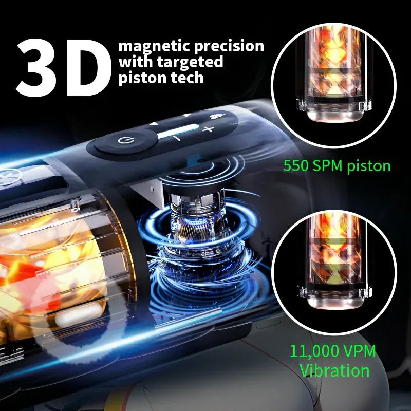 Leten Zero Gravity: Juckande masturbator med vibration · 550 rörelser/min & 360° värme