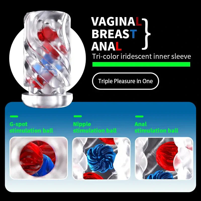 Leten Zero Gravity: Juckande masturbator med vibration · 550 rörelser/min & 360° värme