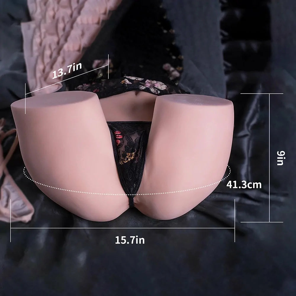 Noriko: 13 kg Bubble Butt sexdocka rumpa med 105 cm höfter för doggy style